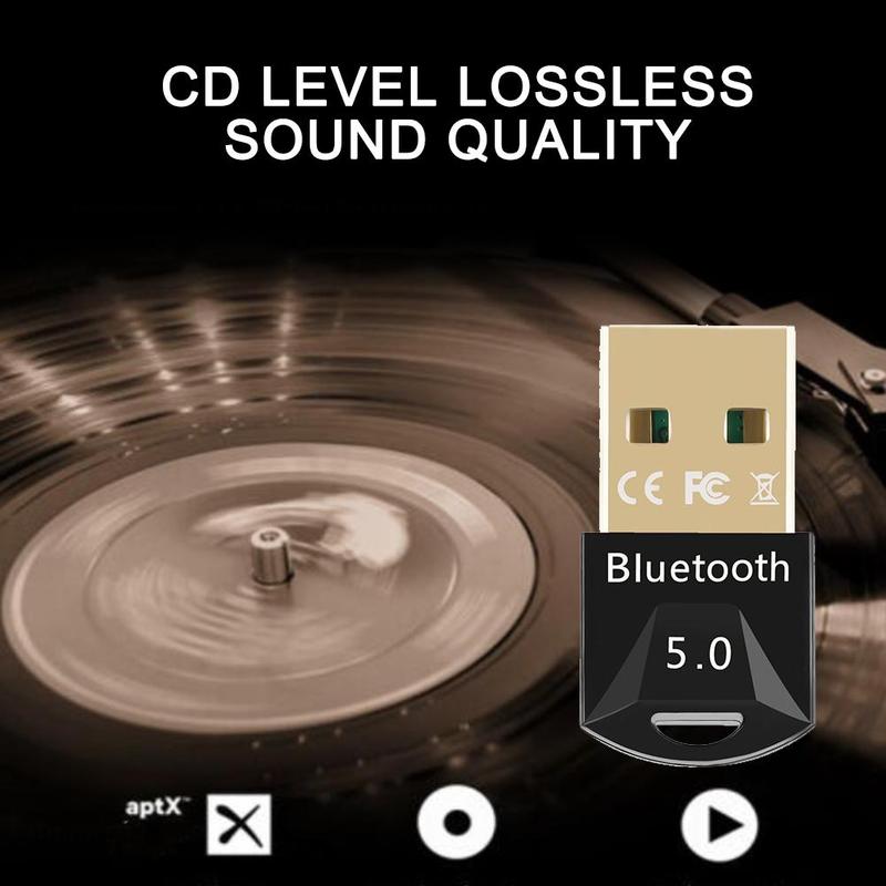 Bluetooth Adapter 5.0 Taiwan Realtek Chip Bluetooth Computer Usb Transmitter Receiver Tv Auto 5.0 Bluthooth Zender