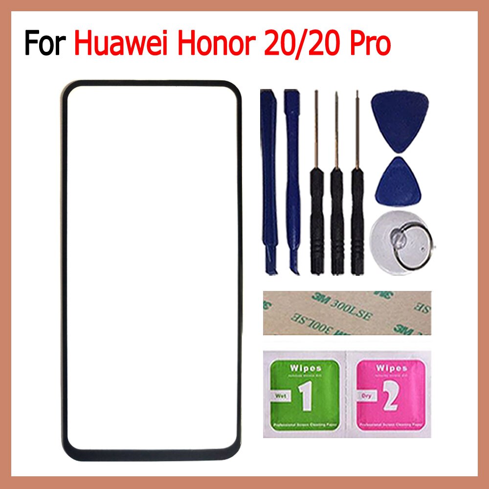 Touch Glas Für Huawei Honor 20 20 Pro 20i 20 Lite Ansicht 20 Touch Front Outer Glas Objektiv Ersatzteile ersatz