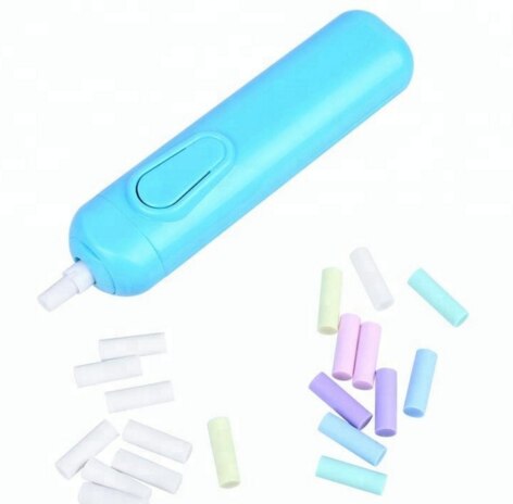 Soico Electric Eraser 2 PCs Blue and 2 Pcs Green, Electric Eraser, Battery Calisan Eraser, replaceable Pen Kaucuklu Auto