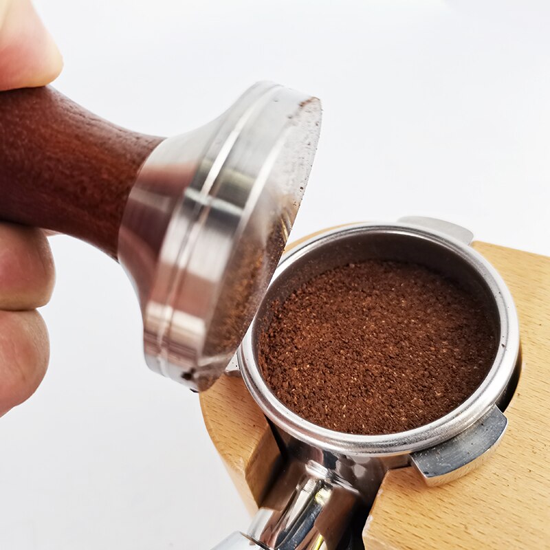 Koffie Tamper 51Mm 53Mm 58Mm Flat Base Espresso Cafe Barista Gereedschappen Doseren Ring Voor Keuken Accessoires