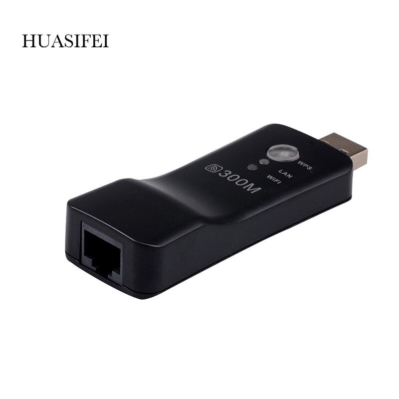 300Mpbs USB portatile Wireless WiFi Smart TV adattatore di rete universale HD TV RJ45 ripetitore AP WPS per LG Sony TV