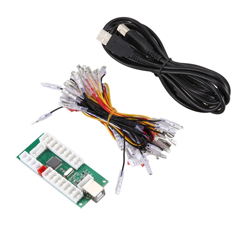 Usb encoder pc joystick chip usb til pc arcade diy kit til pc/ android  / ps3 /  kof spil kit