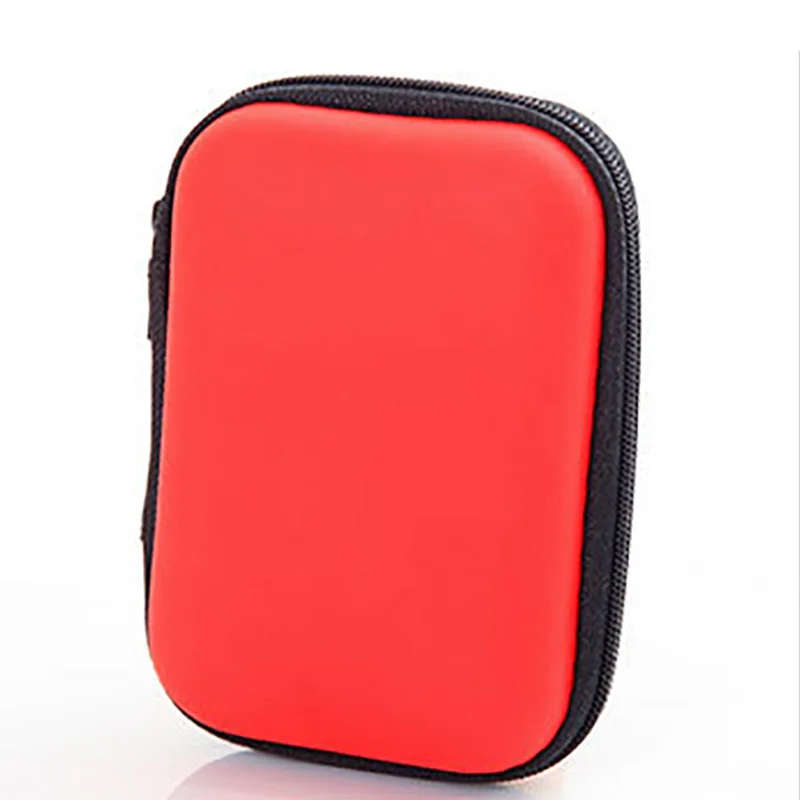 Retângulo saco de armazenamento do telefone móvel cabo dados carregador pontas dos dedos pacote saco portátil zip lock organizador caso caixa armazenamento: CÉU AZUL