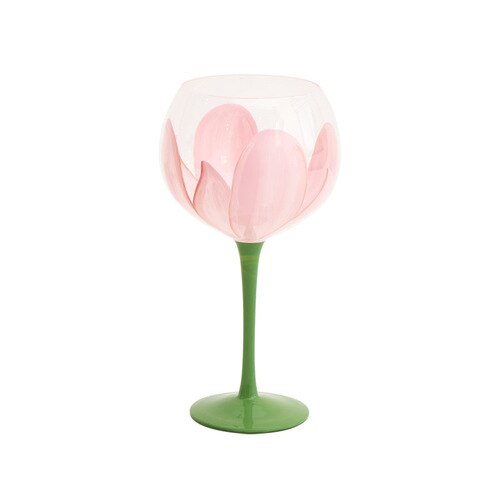 Tulipano medievale bicchiere da vino rosso calice bicchiere da vino dipinto a mano regalo di compleanno tazze da caffè in cristallo tazza Kawaii: polvere / defective