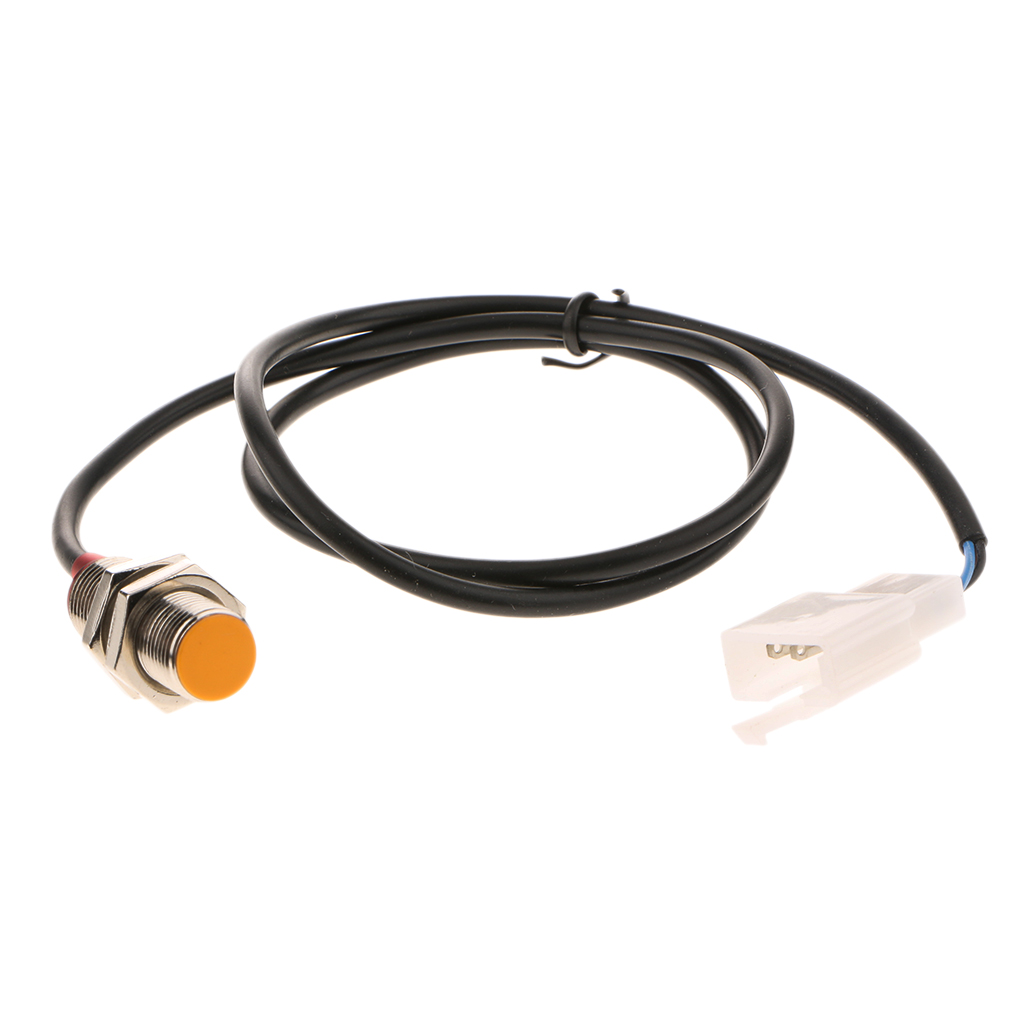 1 Set Motorcycle Speedometer Tachometer Digital Sensor Cable With 2 Magnets