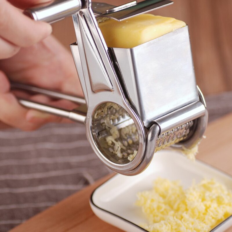 1pc Rotary Cheese Grater Shredder Butter Cutter Cheese Shredder Slicer Tool