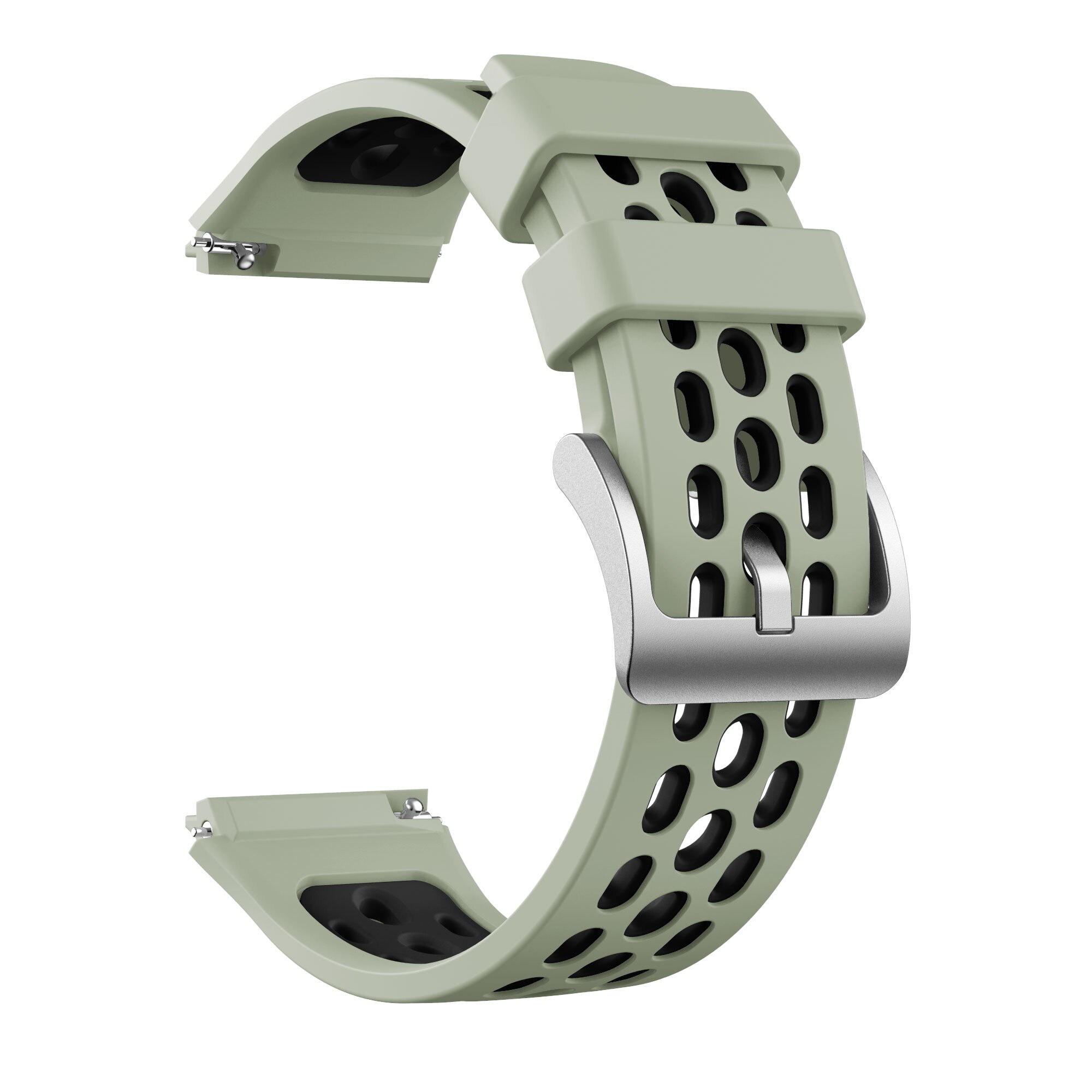 Bånd til huawei ur  gt 2e silikone urbånd sportsrem til  gt2e smart armbånd udskiftning af armbånd correa: Lysegrøn sort