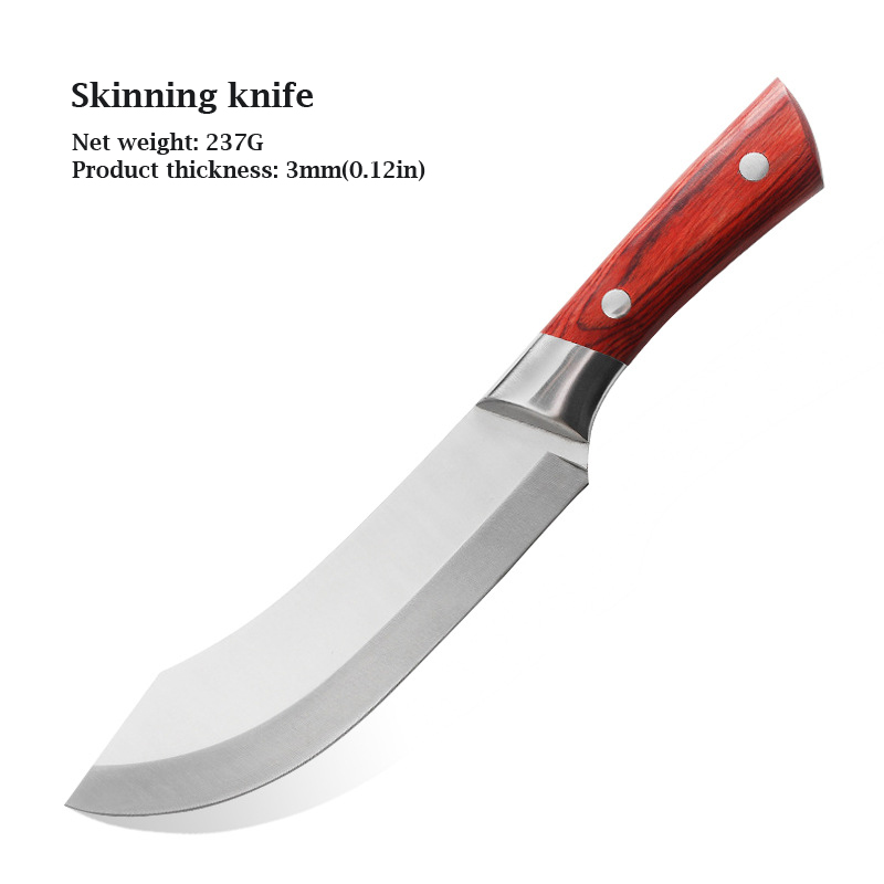 Stainless Steel Knife For Kitchen Sharp Butcher Knife Chef's Knife Kitchen Knives And Utensils For Kitchen Multifunctional Knife: Skinning knife