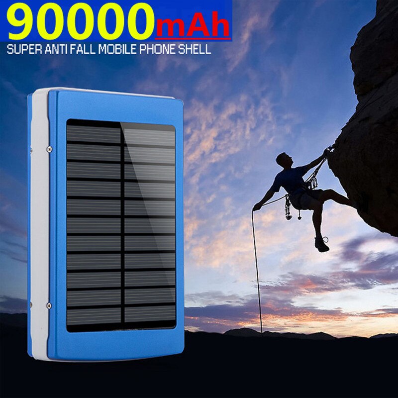 90000Mah Hoge Capaciteit Power Bank Draagbare Telefoon Fast Charger Reizen Powerbank Voor Xiaomi/Samsung/Iphone Poverbank