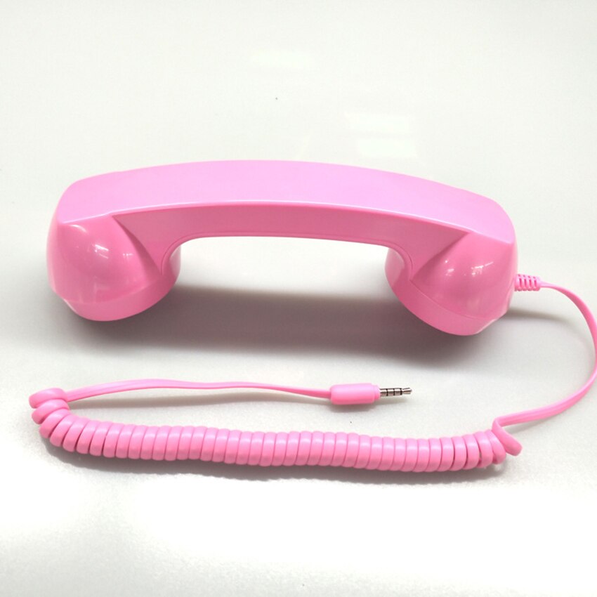 Vintage rétro téléphone combiné téléphone portable récepteur micro Microphone pour téléphone portable Smartphone, prise 3.5mm, câble 100cm