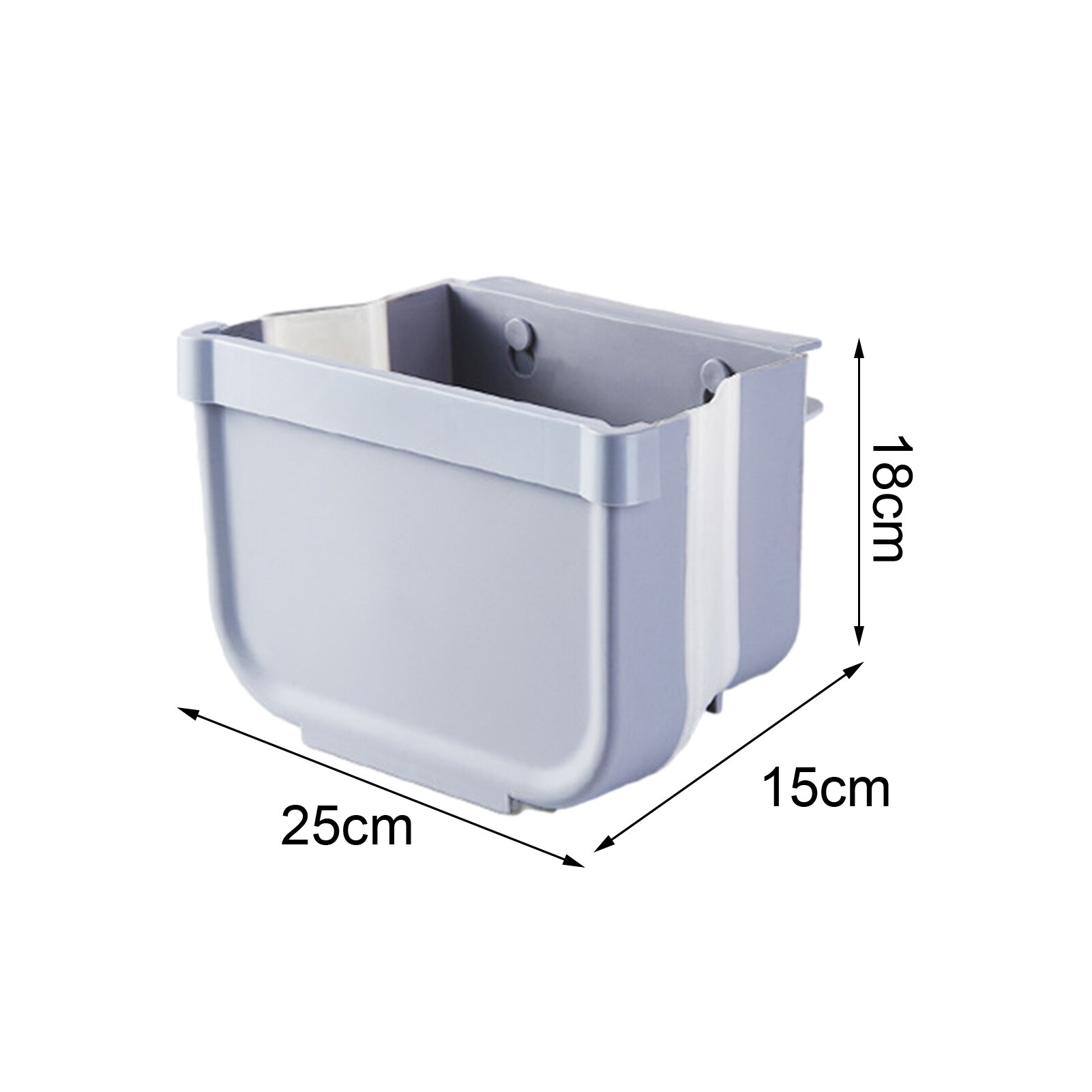 Trash Can Folding Trash Can Hanging ashcan simple style living room office Kitchen cleaning tool Dustbin durable Trash Can