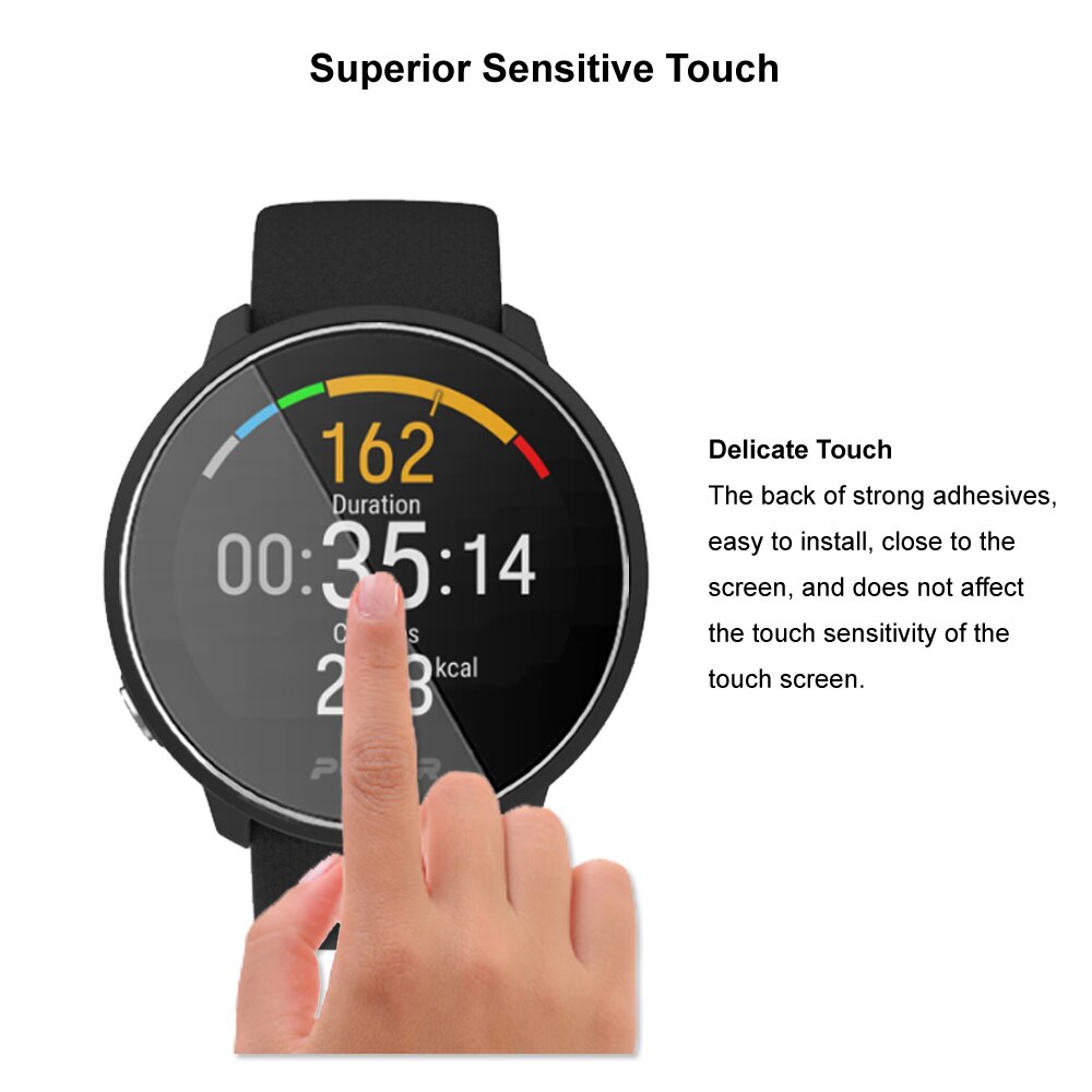 For polar unite smart watch skjermbeskytter 2.5d beskyttende herdet glass beskyttende film eksplosjonssikker