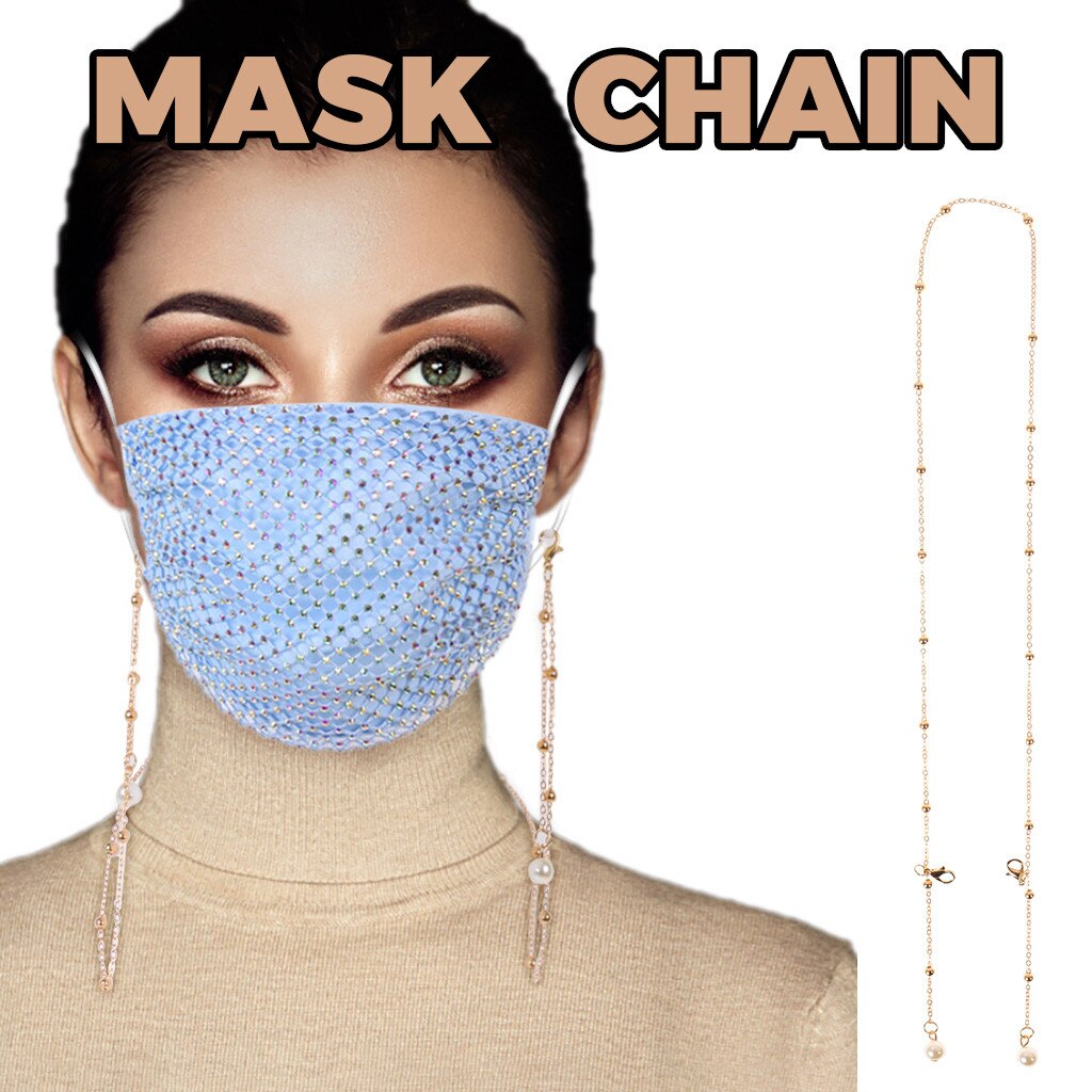 Mask Lanyard Strap Face Mask Holder Chain Lanyards Sunglasses Retainer Neck Hanging Mask Holder sujeta mascarillas salvaorejas: D