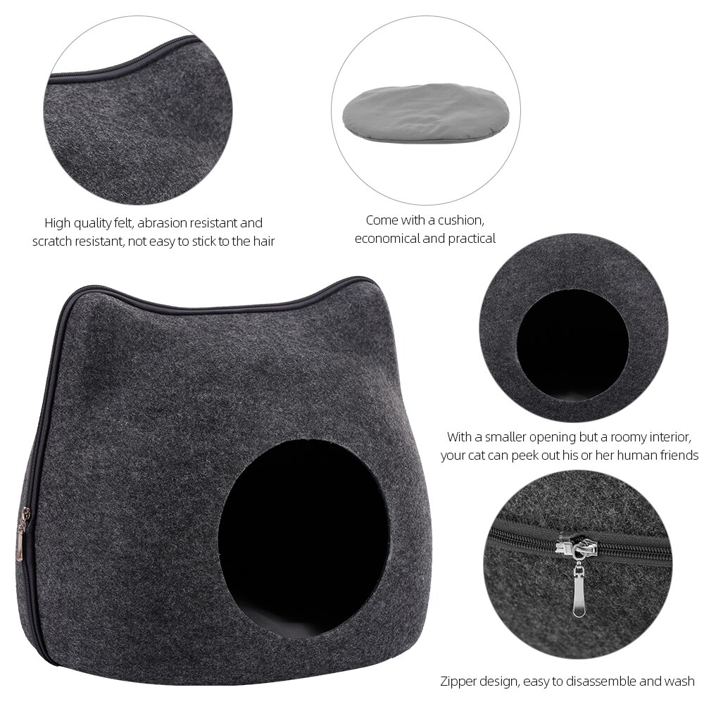 Cat Pet Cave Cat Cave Bed Cat Bed for Cats Kittens Pets