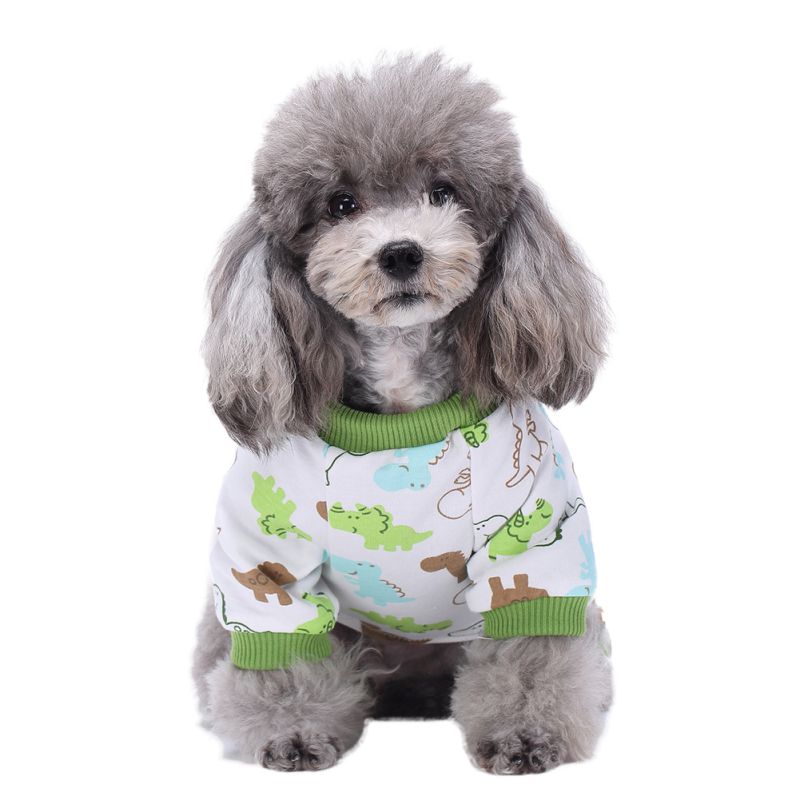 Dog Cotton Pajamas Sleepwear Small Dog Soft Clothes Pet Jumpsuit Coat Apparel