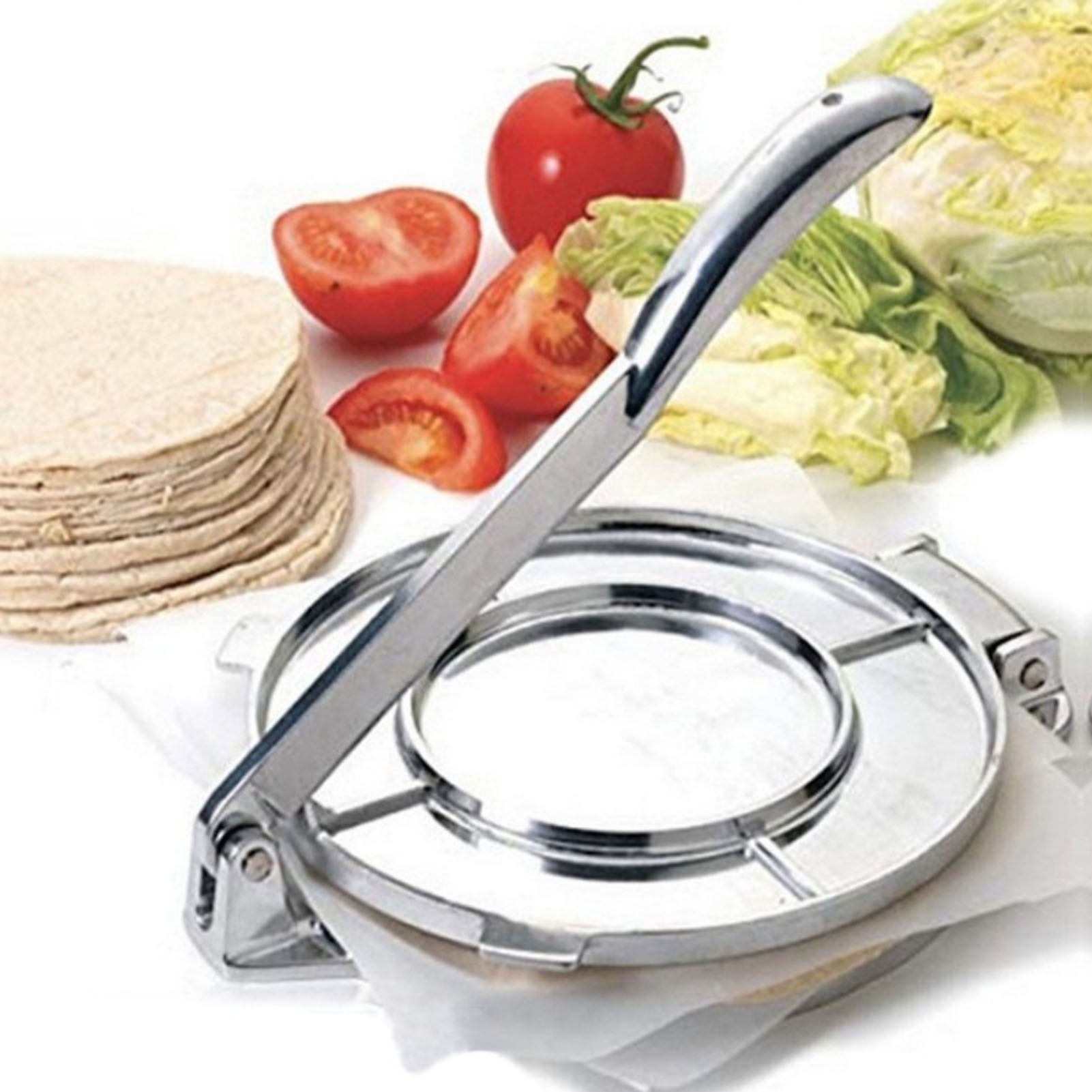 16/20 Cm Diy Tortilla Druk Maker Aluminium Handleiding Maïs Tortilla Deeg Drukken Tool Keuken Bakvormen koken Accessoires