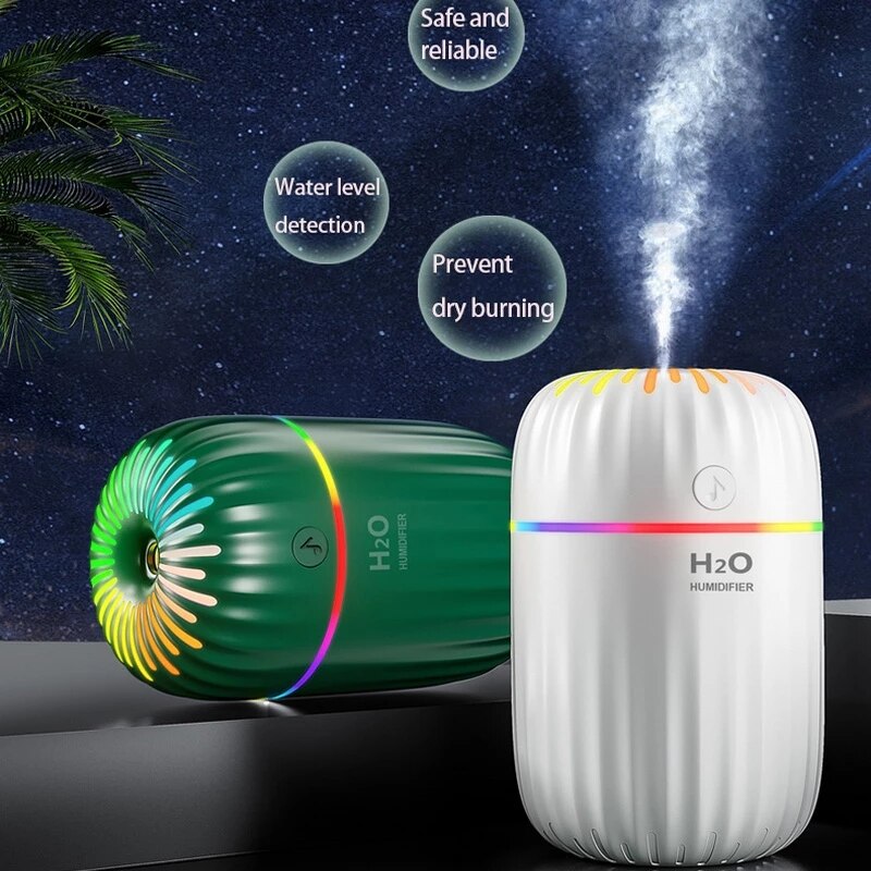 Humidifier Ultrasonic Aroma Diffuser Essential Oil Electric Air Purifier Difusor Grain Lamp Aromatherapy For Office Or Home car