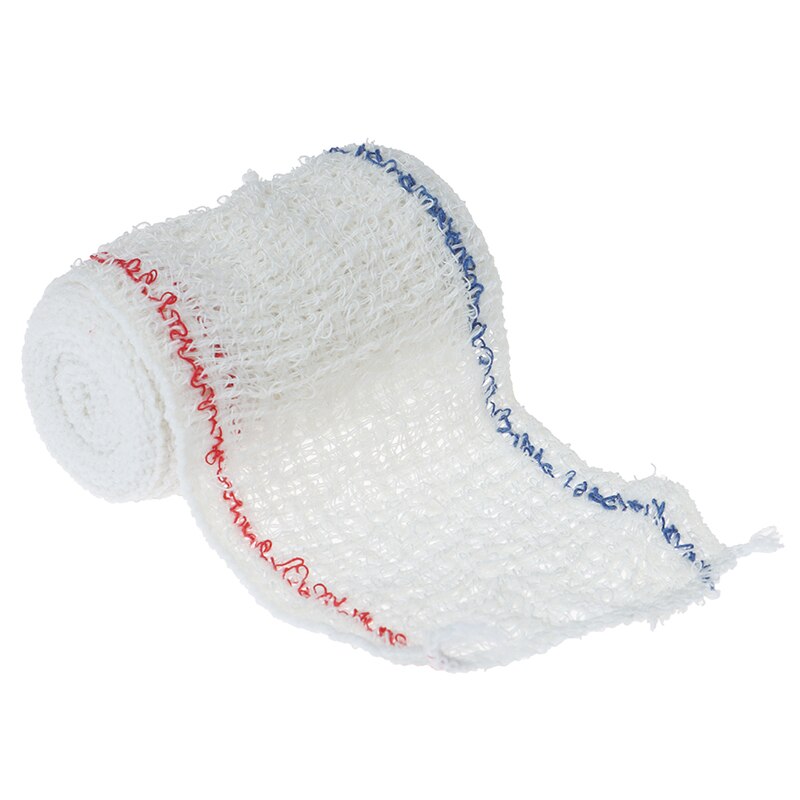 2 Roll 7.5Cm * 4.5M Elastische Crêpe Bandage Wondverband Outdoor Sport Verstuiking