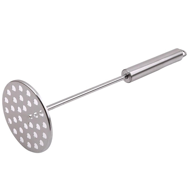 Machacador de patatas de acero inoxidable, machacador de comida cocida, prensa de arroz, herramienta para machacar frutas y verduras, utensilios de cocina, accesorios de cocina