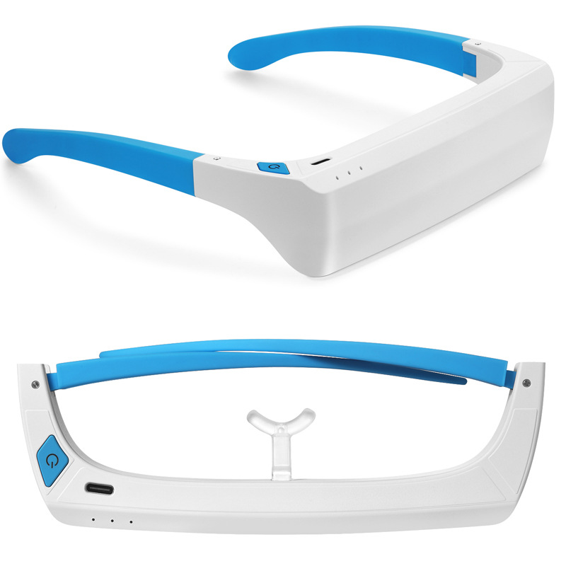 traurig Lichttherapielampe Depression Stimmungstherapiebrille tragbares LED-Licht Anti-Bewegungskrankheit traurig-Therapie Phototherapie-Brille