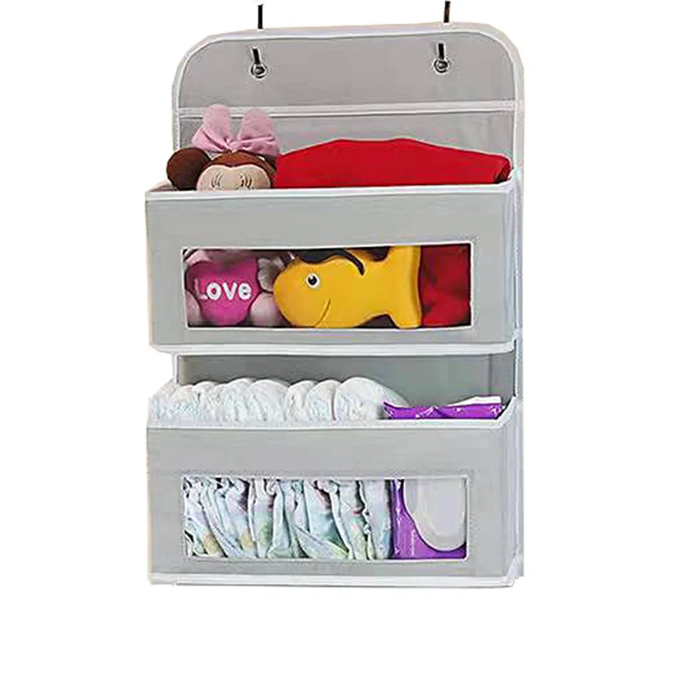 Hängende Aufbewahrungstasche für die Türrückseite, Wandmontage, Handy-Organizer, Baby-Bett-BHs, hängende Aufbewahrungstasche, gebündelte Tasche/Seil-Tasche: WHITE