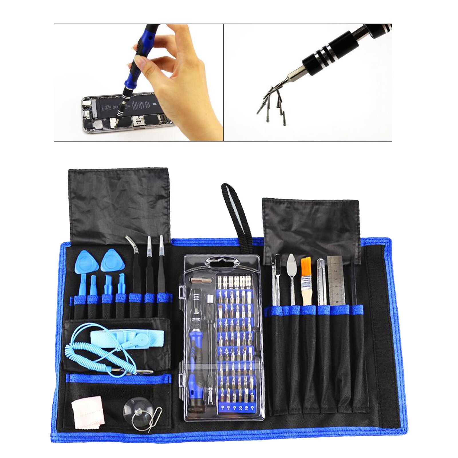 Repair Tool Kit with Bag for Cell Phone Smartphones Watch PC Laptop