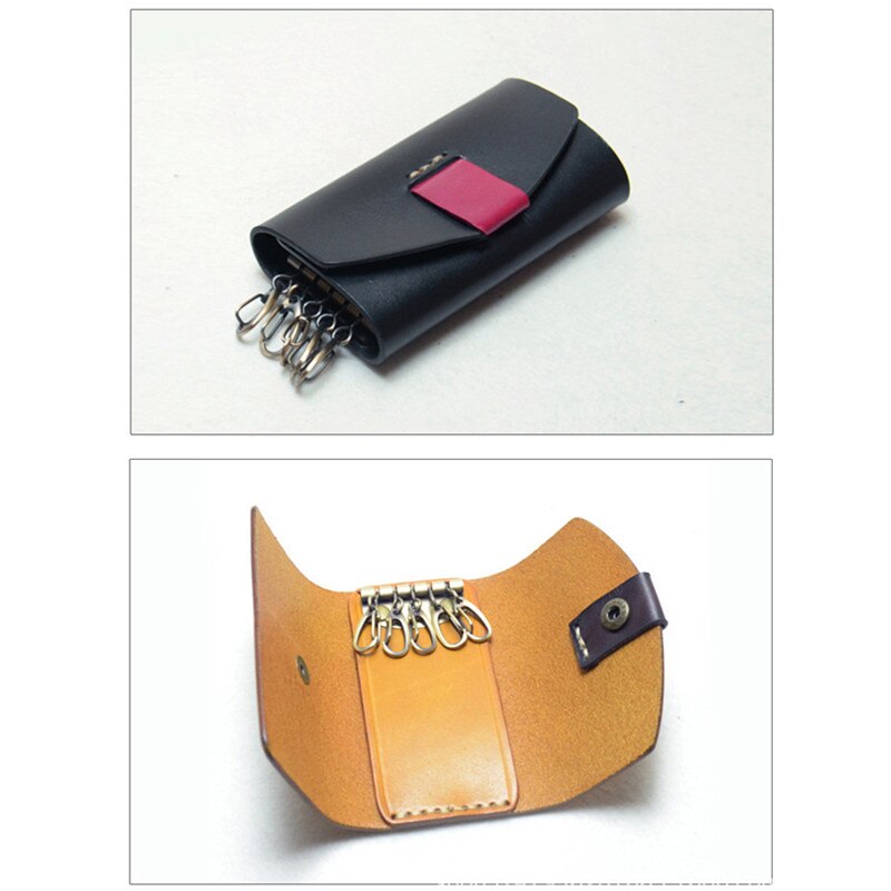 1Set Leather Handmade Craft Key Case Sewing Pattern Acrylic Stencil Template Sewing Accessories