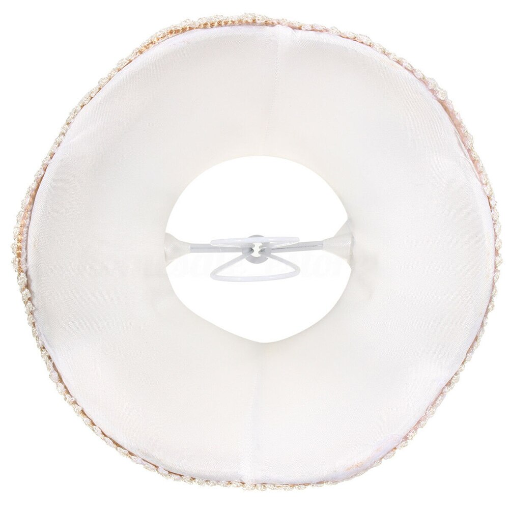 Vintage dentelle abat-jour petit tissu plafond lustre lumière couvre lampe de Table couverture maison salon décoration