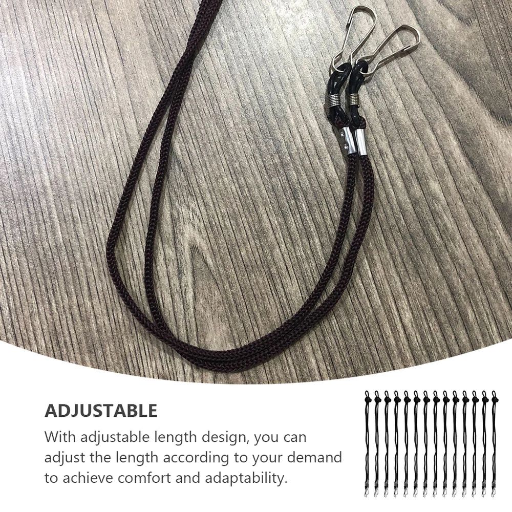 Cordón para mascarilla facial, cuerdas a prueba de viento, longitud ajustable, soporte para máscara, 20 Uds.