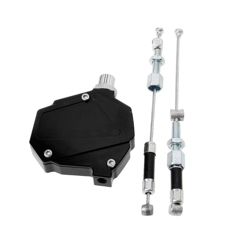 Palanca de embrague Universal sistema de Cable de tracción fácil motocicletas para honda R9CC: Black