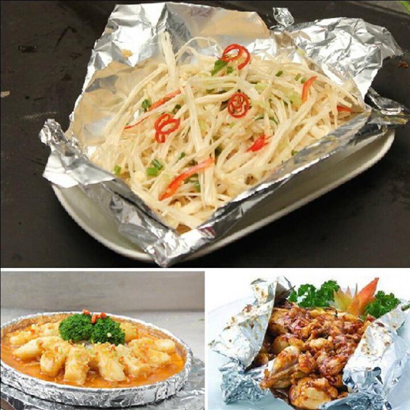 Baking barbecue thickened tin foil household tin foil oven tin foil aluminum foil paper ZD