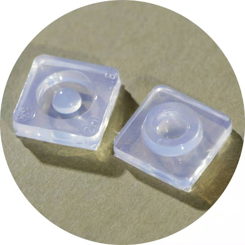 3d udskæring silikone form negle stempling konkav-konveks med hul kugle tredimensionel uv gel akryl krystal negle skabelon