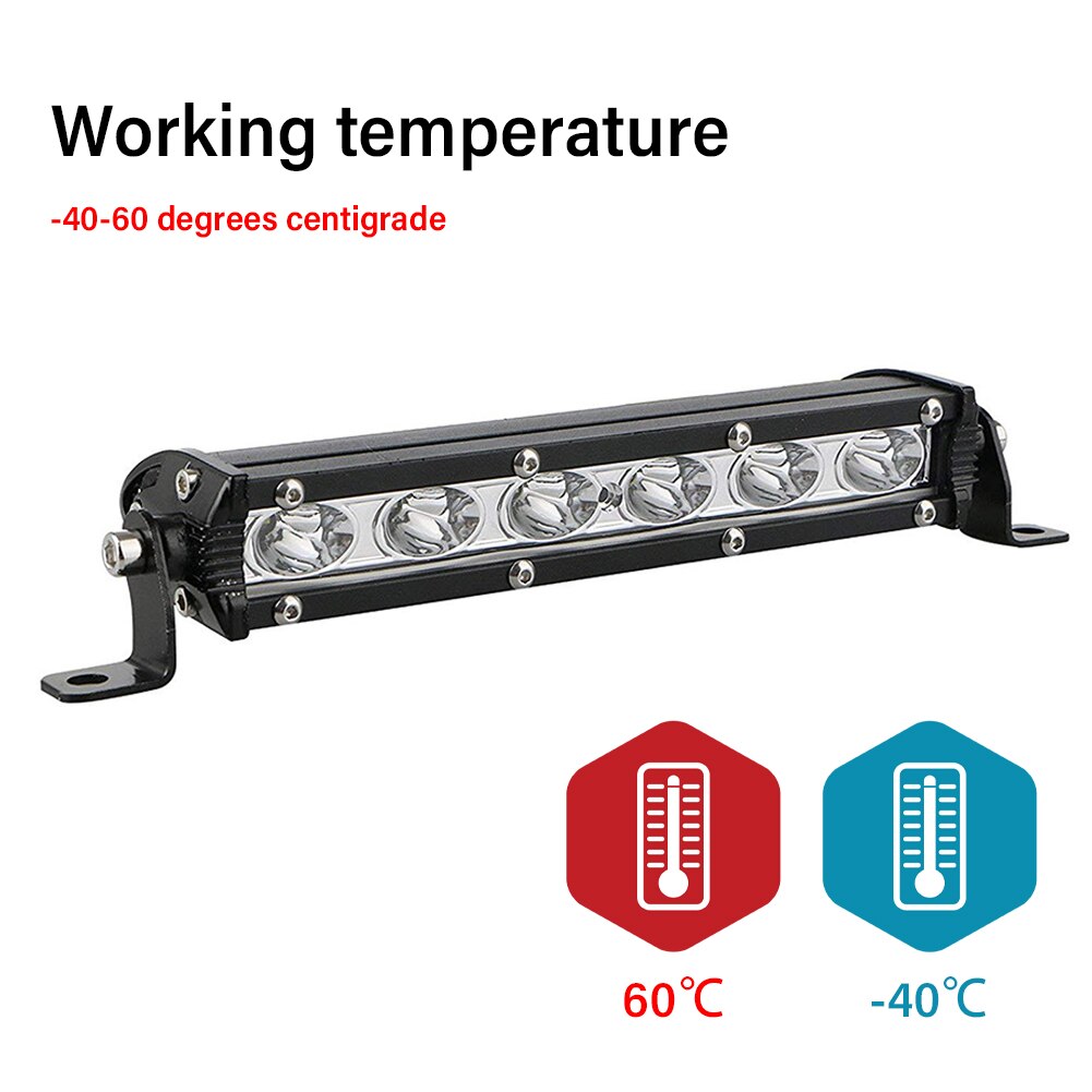 18W Spot Led Licht Werk Bar Lamp IP67 Waterdichte High Power Universele Heldere Licht Werk Spot Verlichting Voor Suv 4WD Auto Boot Truck