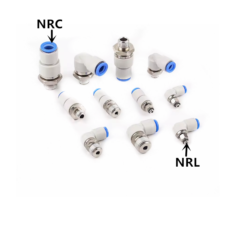 Pneumatische Roterende Connectoren Draaibare Fittingen 360 ° Rotatie Malethread M5 1/4 1/2 Slang Hogesnelheidsverbinding 6/8/10Mm Revolute Connecto
