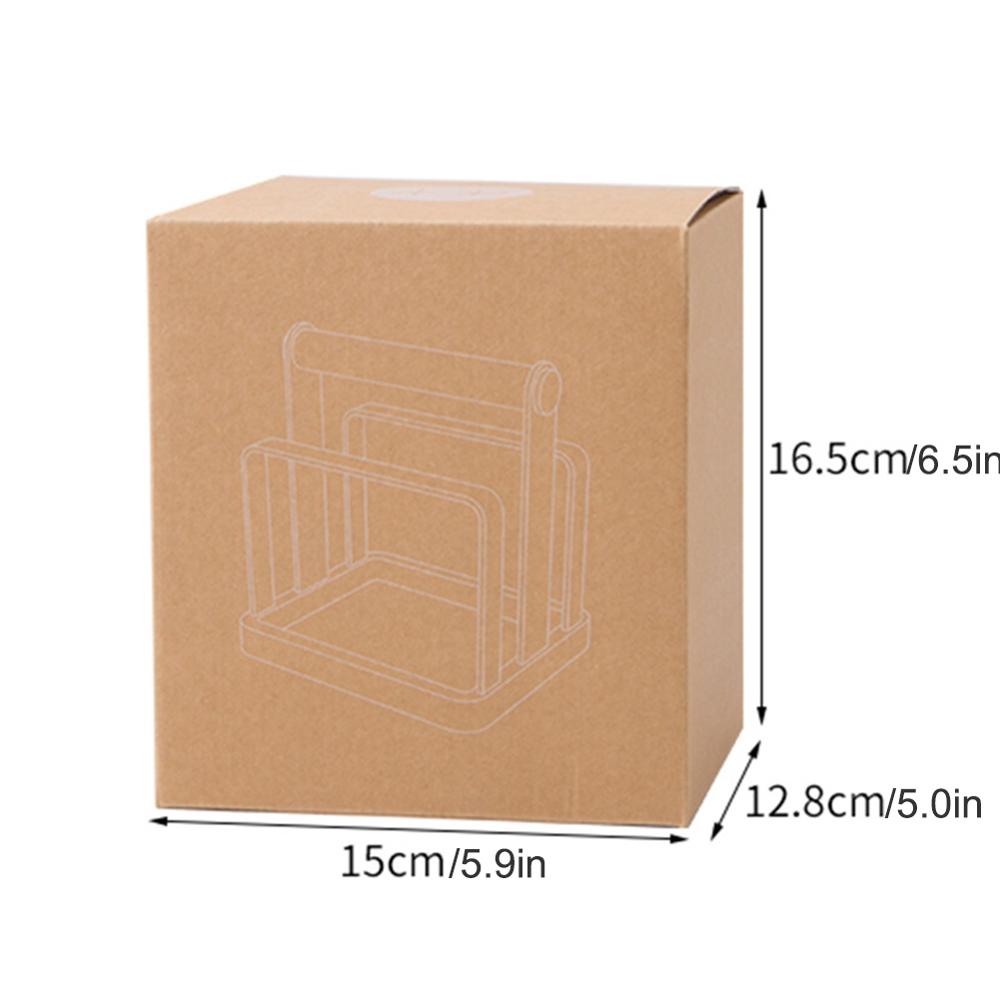 3-Slot Keuken Snijplank Opslag Met Houten Handvat Rekken Vegen Hakmes Pot Deksel Plank Vegen Rack Snijden boards