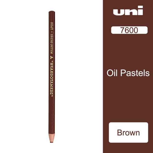 Uni Grease/Wax Pencil 12pcs/lot 12 Colors Available Metal/Leather/Stone/Glass Color Pencils 7600: Auburn