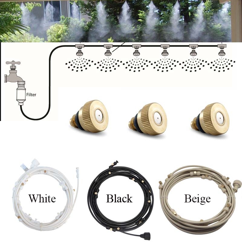 Garden Water Sprayer Tools Agriculture Watering Fogger Atomizing Irrigation Dust Removal Cooling Automatic Sprinkler