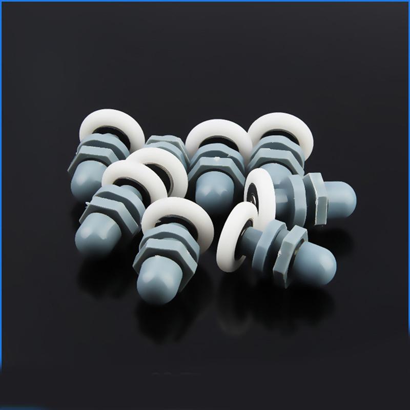 Glissières de porte coulissante | Roulettes de porte de douche, boîtier de coulissante, rouleaux roues de remplacement, diamètre 25mm 10 pièces