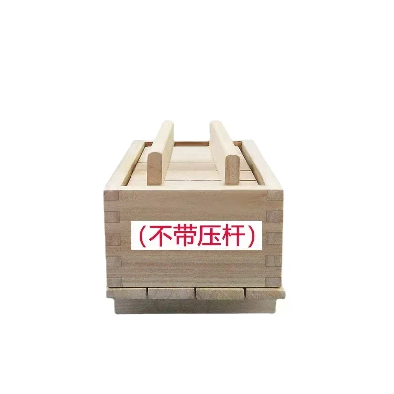 Juego de Herramientas de cocina Premium para hacer en casa con moldes de Tofu y Kit de prensa casera con prensa de Tofu y moldes de Tofu: Gris claro