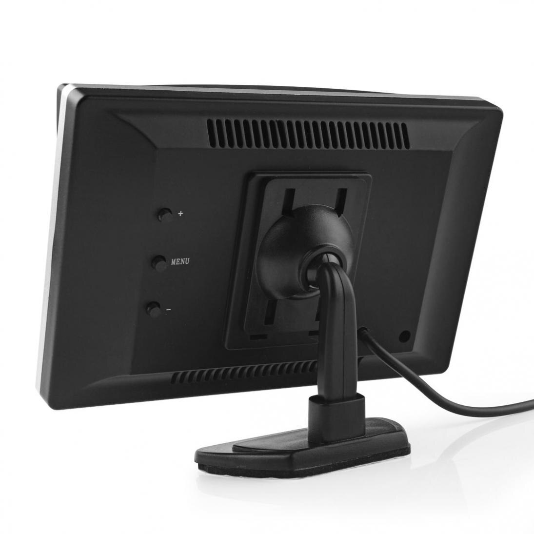 5 Inch TFT Lcd-scherm 480x272 HD Digitale Kleur Auto Achteruitrijcamera Monitor + 7 IR Lights Water -proof 120 Graden Auto Achteruitrijcamera