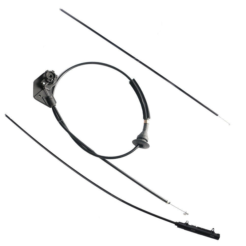 Cable Bowden de liberación del capó del motor, 3 piezas, para BMW X5, E53, 2000-2007, 51238403219: Default Title