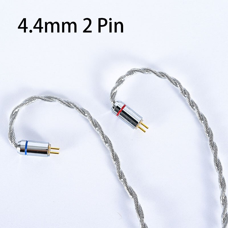 4 rdzenie grafenu ze stopu srebra galwanicznie drut MMCX 0.78mm 2 Pin wymiana słuchawki kabel Audio kabel do aktualizacji: 4.4mm 0.78 2Pin
