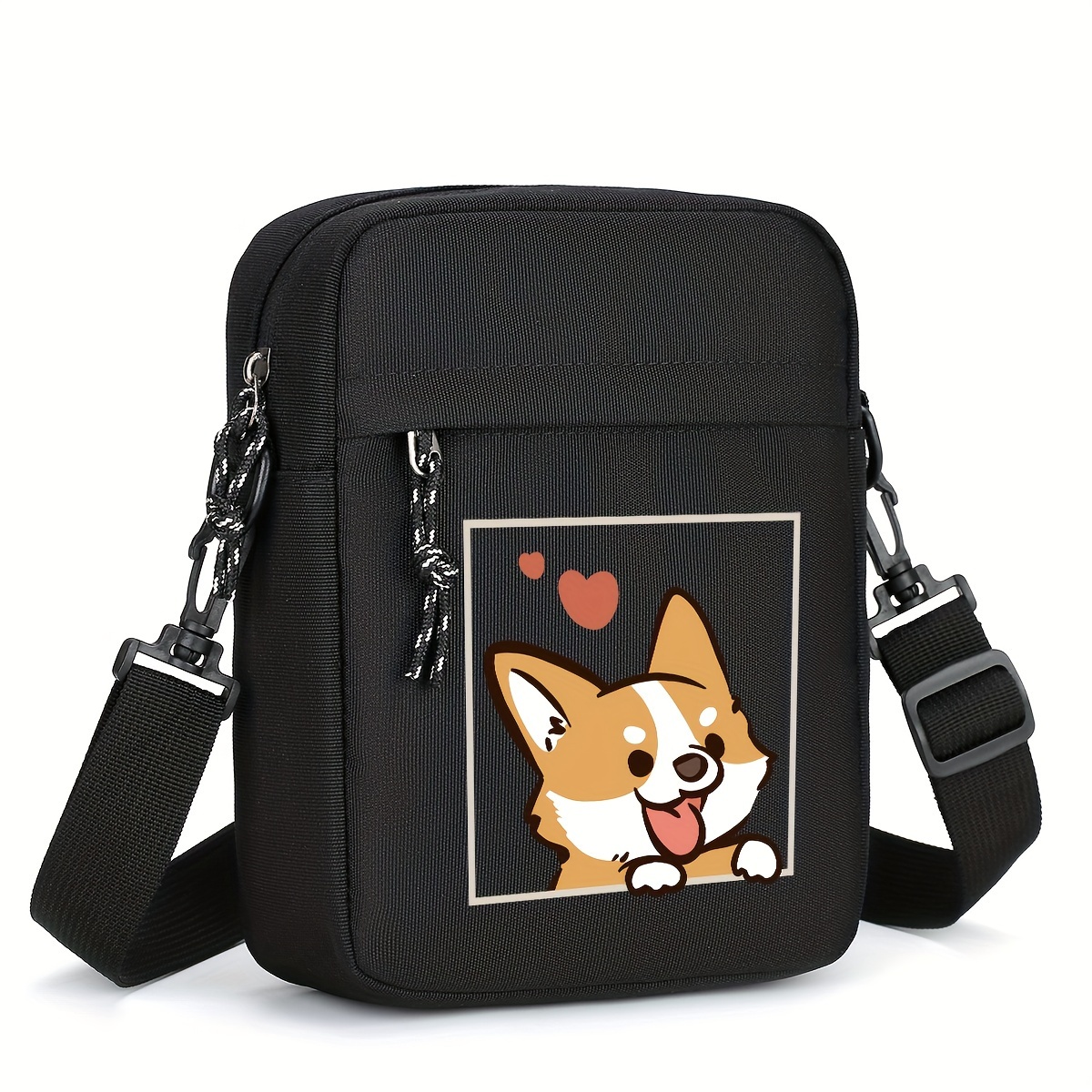 Halloween-tas crossbodytas van Oxford-stof voor heren Lichtgewicht 100-stijlvolle canvas schoudertas Kleine herentas: Beige