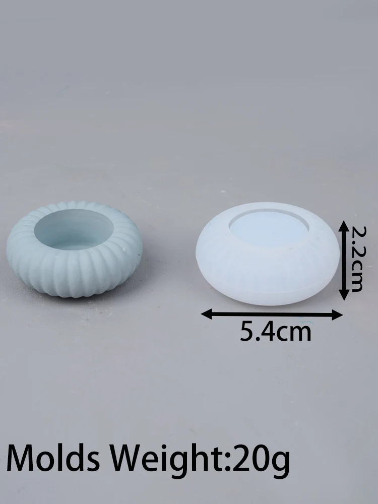 Vierkante kaarshouder siliconen mal DIY handgemaakte gips gieten kandelaar cement gips ambachtelijke mal eenvoudige kaars stand mallen: Dark Gray