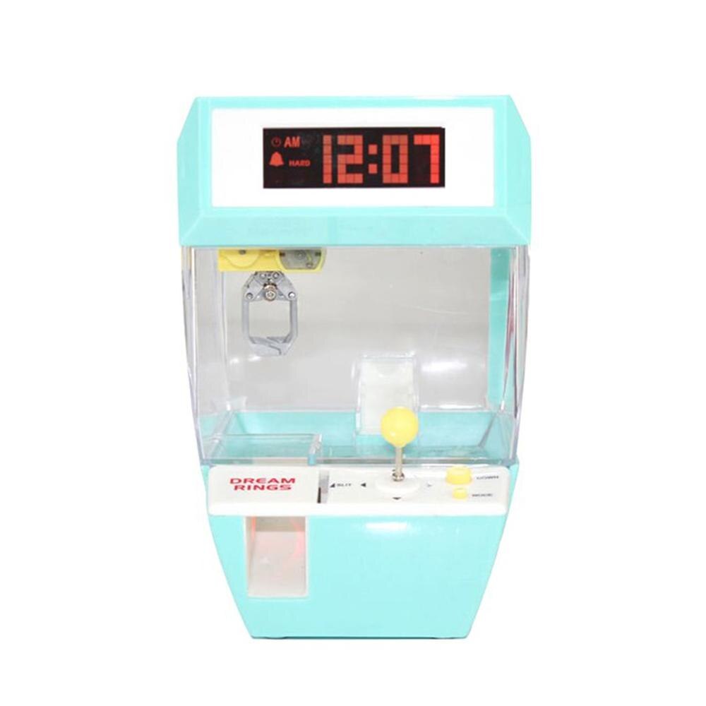 Catcher alarm clock Coin Operated Machine game machine candy hanging doll claw claw machine arcade kid's automatic toys Kids: Default Title