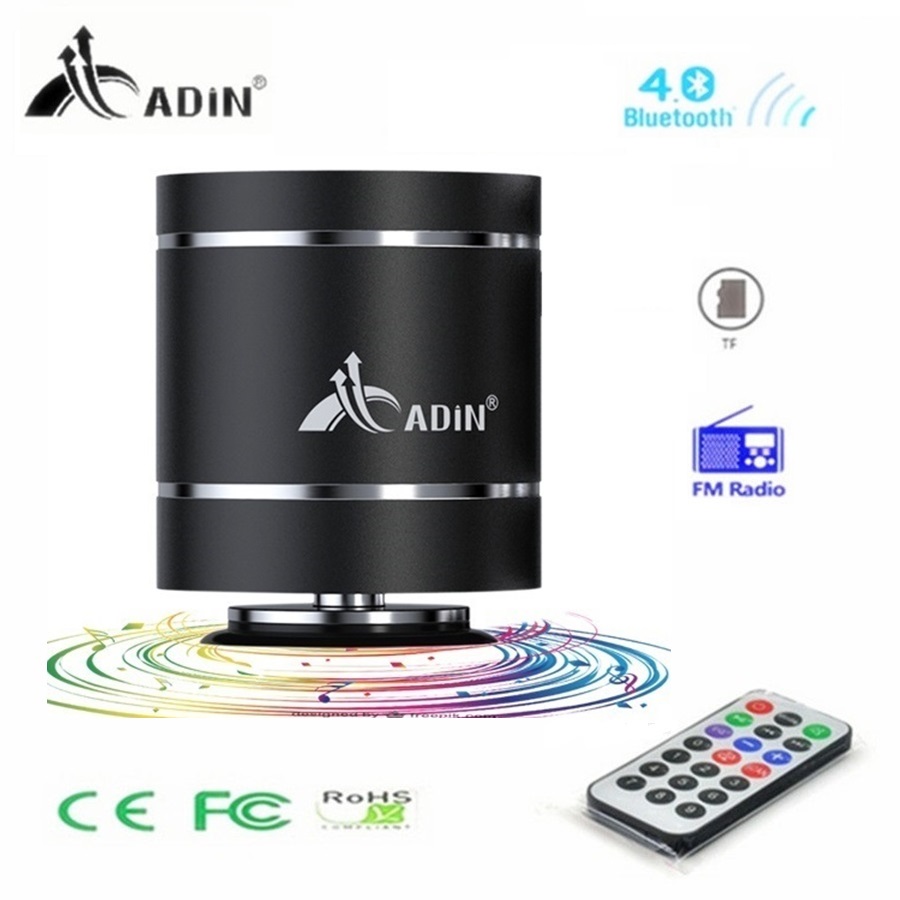Bluetooth Trillingen Luidspreker Adin Afstandsbediening Draagbare Fm Radio Draadloze Speaker 20 W Kolom Bass Computer Speakers Voor Telefoon