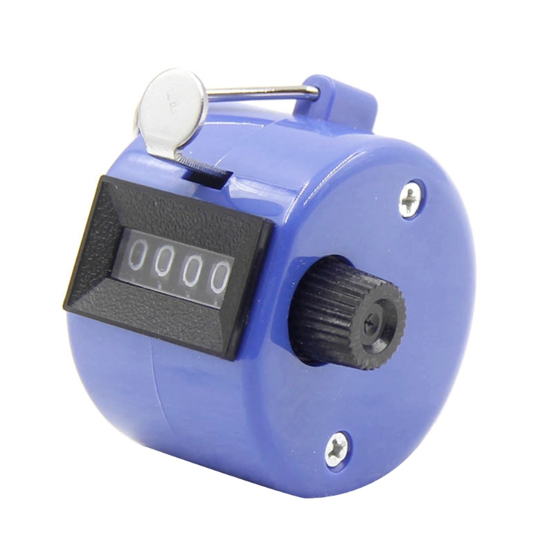 Portable Clicker Counter 4-Digit Number Counter Palm Clicker Counter Mechanical