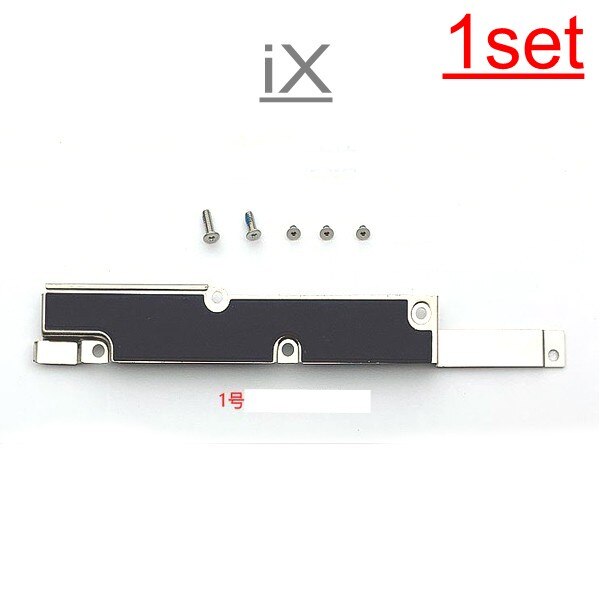 1einstellen 2Stck Für iPhone X XS MAX XR kleine teile metall eisen halterung Schild Platte batterie Dock ladegerät vordere kamera wifi biegen schrauben: X voll einstellen