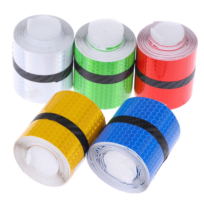 Cintas de advertencia para coches, camiones y motocicletas, pegatinas reflectantes, calcomanías para bicicleta, 5cm x 300cm