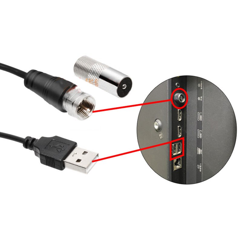 Digital TV Antenna indoor ground wave digital high-definition antena 4K 1080P antenna signal booster HDTV Amplified